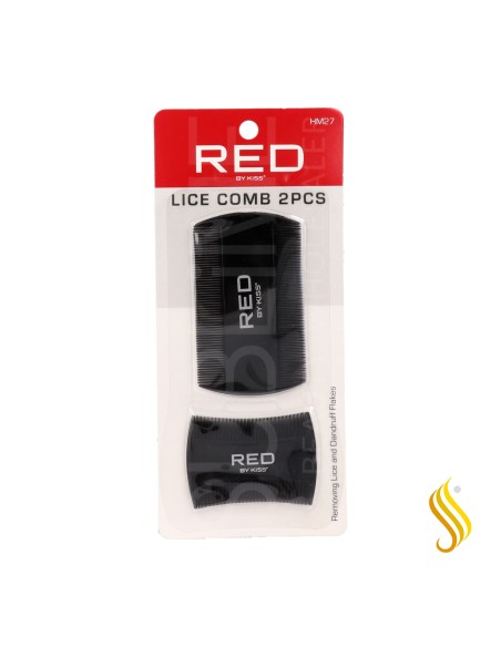 Red Kiss Lice Comb 2 Piezas Peineta